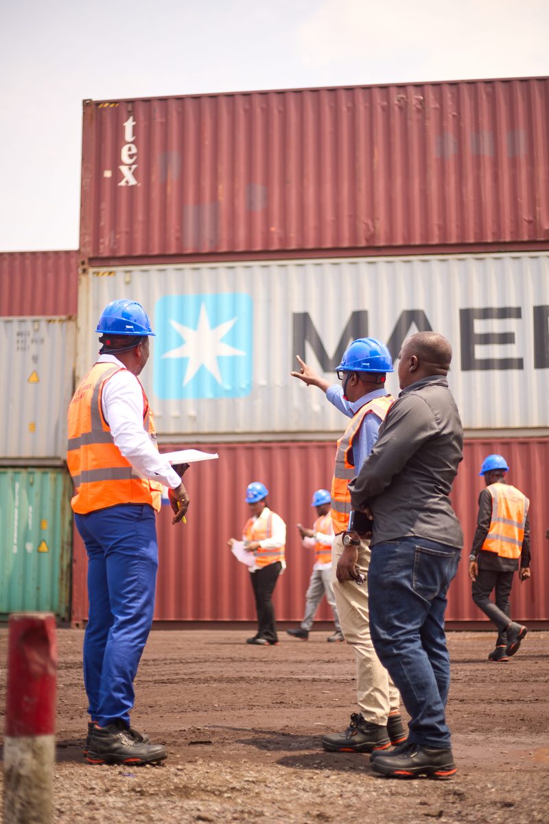Discussion d'équipe Qualité Transit au port de Douala